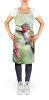 Calliope Hummingbird Apron Cooking Kitchen Server Baking Crafts Gardening for Adult Women Men, Unisex, Large, Multicolor