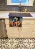 Golden Retriever Puppy Halloween Kitchen Towel Dish Cloths Guest Hand Towel Decorative Bathroom Towel for Face,Tea, Dishcloth, Kitchen and Bath