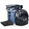 Plastics 30 Gallon Trash Bags (100PCS) 31" x 35" - Large Heavy Duty Can Liners - Plastic Black Garbage Bags for Lawn, Leaf, Contractor, Yard