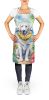 Kuvasz Luau Apron Cooking Kitchen Server Baking Crafts Gardening for Adult Women Men, Unisex, Large, Multicolor
