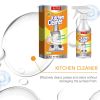 Jue-Fish Kitchen Foam Cleaner, Household Kitchen Hood Heavy Oil Foam Cleaner Oil Clean