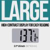 Digital Bathroom Scale for Body Weight Large Platform 12 inch 30cm High Capacity 440lb 200kg Accurate Scale for Adults Elderly Seniors Pets and Babies