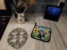 Neapolitan Mastiff in Sunflowers Pair of Pot Holders Kitchen Heat Resistant Pot Holders Sets Oven Hot Pads for Cooking Baking BBQ, 7 1/2 x 7 1/2