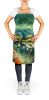 Smallmouth Bass Apron Cooking Kitchen Server Baking Crafts Gardening for Adult Women Men, Unisex, Large, Multicolor