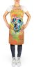 Dalmatian Hippie Dawg Apron Cooking Kitchen Server Baking Crafts Gardening for Adult Women Men, Unisex, Large, Multicolor