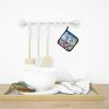 Whippet Luau Pair of Pot Holders Kitchen Heat Resistant Pot Holders Sets Oven Hot Pads for Cooking Baking BBQ, 7 1/2 x 7 1/2