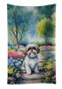 Shih Tzu Spring Path Kitchen Towel Dish Cloths Guest Hand Towel Decorative Bathroom Towel for Face,Tea, Dishcloth, Kitchen and Bath