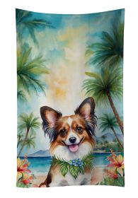 Papillon Luau Kitchen Towel Dish Cloths Guest Hand Towel Decorative Bathroom Towel for Face,Tea, Dishcloth, Kitchen and Bath (Default: Default)