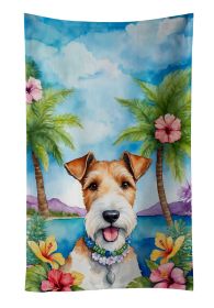 Fox Terrier Luau Kitchen Towel Dish Cloths Guest Hand Towel Decorative Bathroom Towel for Face,Tea, Dishcloth, Kitchen and Bath (Default: Default)