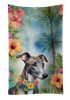 Greyhound Luau Kitchen Towel Dish Cloths Guest Hand Towel Decorative Bathroom Towel for Face,Tea, Dishcloth, Kitchen and Bath
