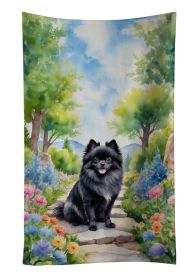 Pomeranian Spring Path Kitchen Towel Dish Cloths Guest Hand Towel Decorative Bathroom Towel for Face,Tea, Dishcloth, Kitchen and Bath (Default: Default)