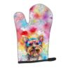 Yorkshire Terrier Hippie Dawg Oven Mitt Heat Resistant Thick Oven Mitt for Hot Pans and Oven, Kitchen Mitt Protect Hands, Cooking Baking Glove