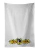 NEW Bernese Mountain Dog in Sunflowers Kitchen Towel Set of 2 White Dish Towels Decorative Bathroom Hand towel for Hand, Face, Hair, Yoga, Tea