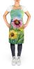 Kentucky Goldenrod in Watercolor Apron Cooking Kitchen Server Baking Crafts Gardening for Adult Women Men, Unisex, Large, Multicolor
