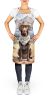 Labrador Retriever Cowboy Welcome Apron Cooking Kitchen Server Baking Crafts Gardening for Adult Women Men, Unisex, Large, Multicolor