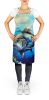 Bluefin Tuna Apron Cooking Kitchen Server Baking Crafts Gardening for Adult Women Men, Unisex, Large, Multicolor
