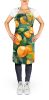 Florida Orange Blossom in Watercolor Apron Cooking Kitchen Server Baking Crafts Gardening for Adult Women Men, Unisex, Large, Multicolor
