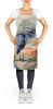 Blue Heron Apron Cooking Kitchen Server Baking Crafts Gardening for Adult Women Men, Unisex, Large, Multicolor