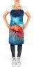 Jellyfish Apron Cooking Kitchen Server Baking Crafts Gardening for Adult Women Men, Unisex, Large, Multicolor