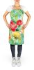 Ranunculus in Watercolor Apron Cooking Kitchen Server Baking Crafts Gardening for Adult Women Men, Unisex, Large, Multicolor